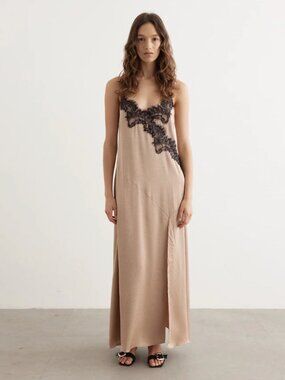 Baum und Pferdgarten "Ayda" Slip Dress in "Natural", size 36